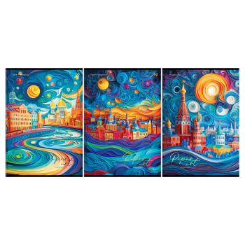 Тетрадь 80л., А4, клетка BG 