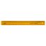Линейка закройщика 30см СТАММ, пластиковая, прозрачная, оранжевая