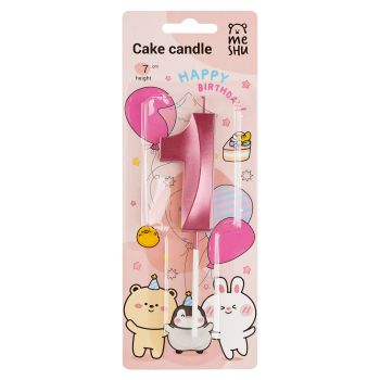 Свеча для торта с держателем MESHU 