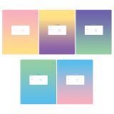 Тетрадь 18л., А5, линия BG "Популярные цвета"