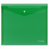Папка-конверт на кнопке Berlingo "No Secret", А5+, 200мкм, зеленая