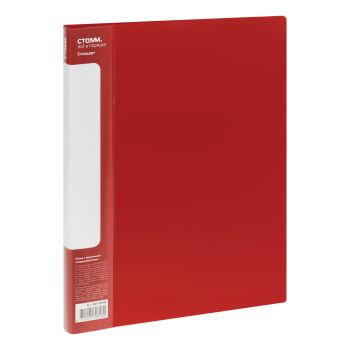 Папка с пружинным скоросшивателем СТАММ 