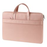 Сумка для ноутбука 15,6" Först "Modern Style", полиэстер, розовый, мягкий подклад, внешнее отделение