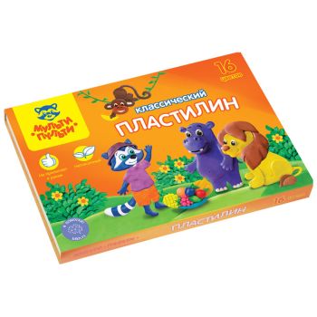 Пластилин Мульти-Пульти 