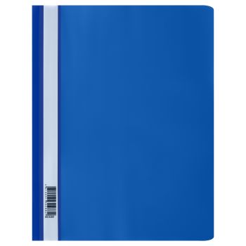 Папка-скоросшиватель пластик. СТАММ А4, 160мкм, синяя с прозр. верхом