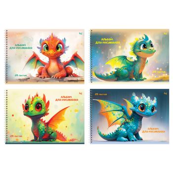 Альбом для рисования 20л., А4, на гребне BG 