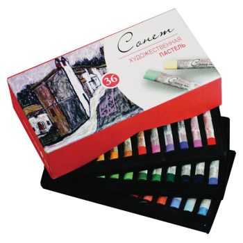 Пастель художественная Сонет, 36 цветов, картон. Упаковка