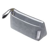 Пенал мягкий Först "Modern corduroy", 1 отделение, 1 карман, 200*90*50,вельвет, серый
