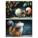 Альбом для рисования 24л., А4, на скрепке BG "МяуМикс"