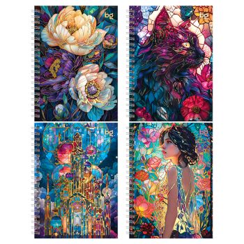 Записная книжка А6 80л., на гребне BG 