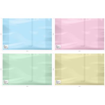 Обложка 270*420 для учебников Петерсон/Моро ч.1,3/Гейдман/Кап. солнца/Плешаков, ArtSpace, цветная, с закладкой, ПЭ200мкм, ШК