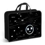 Папка с ручками 1 отделение, А4 Berlingo "Smile", 340*245*100мм, пластик, на молнии