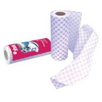 Салфетка для уборки York "Премиум", 25*40см с рисунком,многоразовые, 40шт., в рулоне