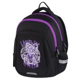 Рюкзак Berlingo Comfort "WorldWide" 38*27*18см, 3 отделения, 3 кармана, эргономичная спинка