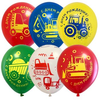 Воздушные шары,  25шт., М12/30см, ПатиБум 