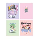 Тетрадь 60л., А5, клетка BG "Лучшие друзья"