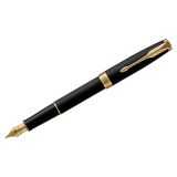 Ручка перьевая Parker "Sonnet Matte Black GT" 0,8мм, подарочная упаковка Ручка перьевая Parker "Sonnet Matte Black GT" 0,8мм, подарочная упаковка