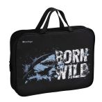 Папка текстильная с ручками 1 отделение, А4 Berlingo "Born to be WILD", 350*265*75мм, текстиль, на молнии