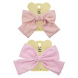 Заколка для волос MESHU, бант, розовая, ассорти, 14*13см, европодвес