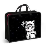 Папка с ручками 1 отделение, А4 Berlingo "Kawaii Dream", 340*245*100мм, пластик, на молнии