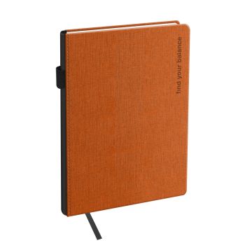 Ежедневник недатированный, А5, 136л., твердый переплет, кожзам, BG 