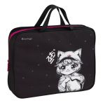 Папка текстильная с ручками 1 отделение, А4 Berlingo "Kawaii Dream", 350*265*75мм, текстиль, на молнии