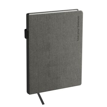 Ежедневник недатированный, А5, 136л., твердый переплет, кожзам, BG 