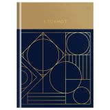 Бизнес-блокнот А4, 120л., BG "Узор. Геометрия", матовая ламинация, тиснение фольгой