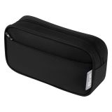 Пенал корпусный Först "Classic with pocket", 1 отделение, 1 карман, 220*100*50, полиэстер, черный