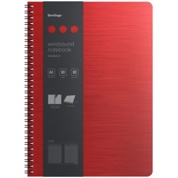 Бизнес-тетрадь А4+, 80л., Berlingo 