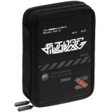 Пенал 2 отделения, 200*140*45 мм, Berlingo "Future Ink", полиэстер