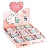 Ластик MESHU "Сute", фигурный, термопластичная резина, 40*30*13мм