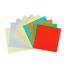Цветная бумага тонированная 210*210мм, Мульти-Пульти, 100л., 10цв., в пакете, 