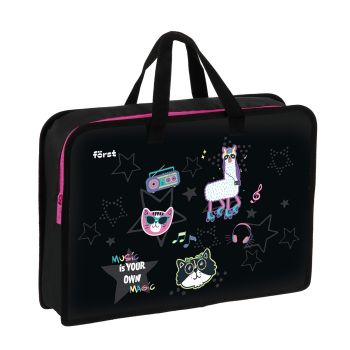 Папка с ручками 1 отделение, А4 Först 