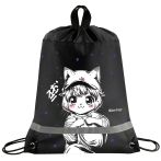 Мешок для обуви 1 отделение Berlingo "Kawaii Dream", 360*460мм, вентиляционная сеточка, светоотражающая полоса