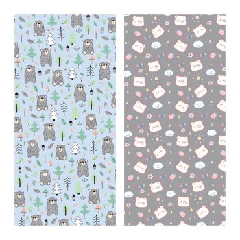 Упаковочная бумага глянц. 70*100см, MESHU 