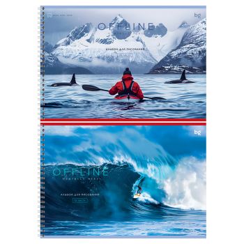 Альбом для рисования 32л., А4, на гребне BG 