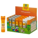 Клей-карандаш Мульти-Пульти "Котики", 09г, фигурный колпачок, ПВП, дисплей бокс, ассорти