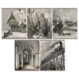 Тетрадь 48л., А5, клетка Greenwich Line "Мировая классика", матовая ламинация, тиснение фольгой, 70г/м2