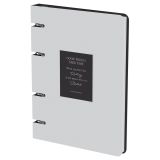 Тетрадь на кольцах А5, 120л., BG "Минимализм", картон, матовая ламинация, тиснение фольгой