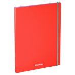 Папка с пружинным скоросшивателем Berlingo "Raze" А4, 17мм, 600мкм, с внутр. карманом, красная софт-тач