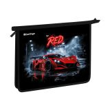 Папка для тетрадей 1 отделение, А5 Berlingo "Red Monster", 240*205*40мм, пластик, на молнии