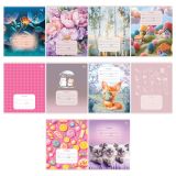 Тетрадь 18л., линия BG "Микс-10. Девочки"