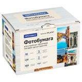 Фотобумага А6 (100*150) для стр. принтеров OfficeSpace, 220г/м2 (500л) матовая односторонняя
