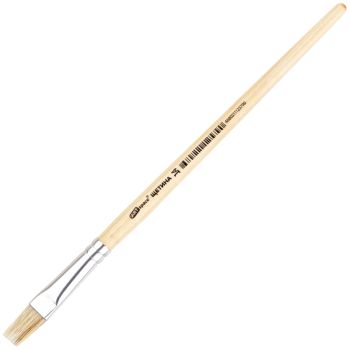 Кисть, щетина, ArtSpace, плоская №14, пакет, европодвес