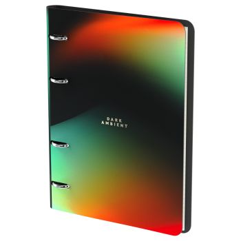 Тетрадь на кольцах А5, 80л. ЛАЙТ, кожзам, Greenwich Line 