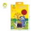 Цветная бумага самоклеящаяся А5, Мульти-Пульти, 12л., 12цв., в папке с европодвесом, 