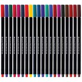 Набор капиллярных ручек Luxor "Fine Writer 045" 20цв., 0,8мм, пластиковая банка