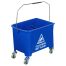 Тележка уборочная-ведро OfficeClean Professional, 2 секции, 20л, прямоугол., механич. отжим, синяя