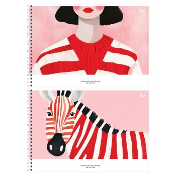 Альбом для рисования 48л., А4, на гребне BG 